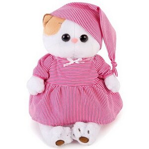 Мягкая игрушка Кошечка Лили в розовой пижамке 24 см Budi Basa фото 1