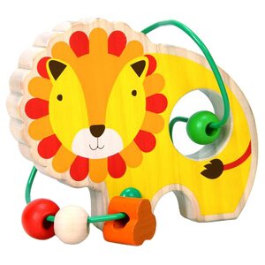 Лабиринт Лев с бусинами, дерево Lucy and Leo фото 1