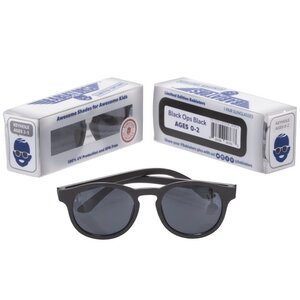 Детские солнцезащитные очки Babiators Original Keyhole Секретная операция, 0-2 лет, черные Babiators фото 4