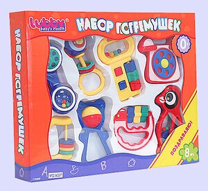 Погремушки, набор 8 шт.