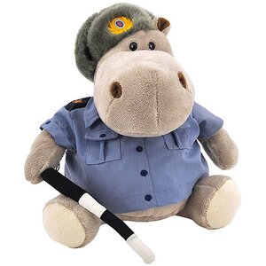 Мягкая игрушка Бегемот Полицейский 30 см, Orange Exclusive Orange Toys (Орандж Тойс) фото 1