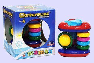 Погремушка с зеркальцем MAMAN (Маман) фото 1