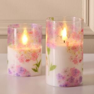 Светодиодная свеча с имитацией пламени Mone Lausanne в стакане