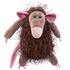 Мягкая игрушка-брелок Крыса Бо Мохнатая Радость 13 см Budi Basa (Буди Баса) фото 1