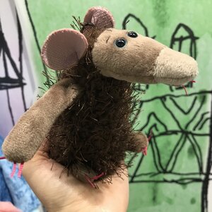 Мягкая игрушка-брелок Крыса Бо Мохнатая Радость 13 см Budi Basa (Буди Баса) фото 5