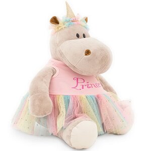 Мягкая игрушка Бегемотик Принцесса Единорог 30 см, Orange Exclusive Orange Toys фото 2