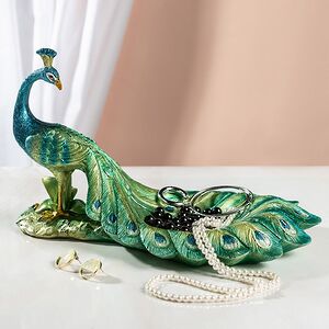 Подставка для украшений Павлин Фурин 30*19 см