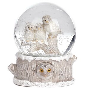 Снежный шар Совы на ветке - Howerto Foreste 9 см Goodwill фото 1
