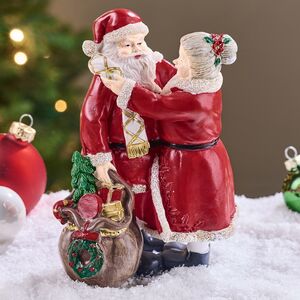 Новогодняя фигурка Мистер и Миссис Клаус - Канун Рождества 16 см