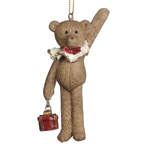 Елочная игрушка Медвежонок Райли 10 см, подвеска Goodwill фото 1