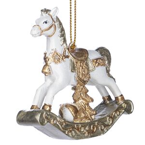 Елочная игрушка Лошадка-качалка Доблестный Уинстон 8 см Goodwill фото 1