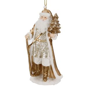 Елочная игрушка Санта-Клаус из Эдинбурга с бронзовой елочкой 11 см Goodwill фото 1