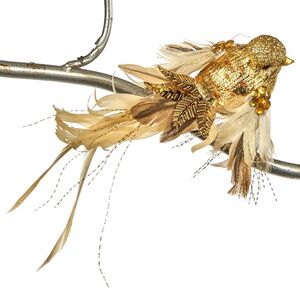 Елочная игрушка Птичка Арабелла 18 см, клипса Goodwill фото 2