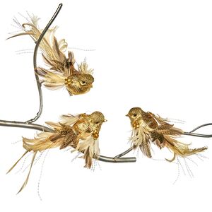 Елочная игрушка Птичка Арабелла 18 см, клипса Goodwill фото 4