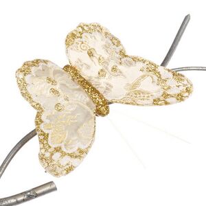 Декоративное украшение Бабочка Felicita 12 см, клипса Goodwill фото 1