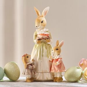Декоративная фигурка Rabbit Family - Праздничный торт 21 см