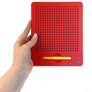 Планшет для рисования магнитами Magboard Mini 22*18 см, красный Назад к истокам фото 2