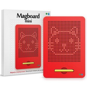 Планшет для рисования магнитами Magboard Mini 22*18 см, красный Назад к истокам фото 1
