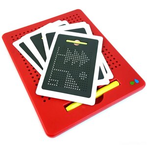 Планшет для рисования магнитами Magboard Mini 22*18 см, красный Назад к истокам фото 5