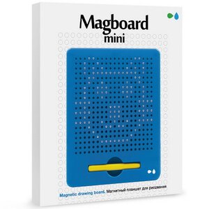 Планшет для рисования магнитами Magboard Mini 22*18 см, синий Назад к истокам фото 3