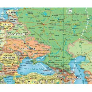 Политическая карта мира 90*60 см, 1:45М, в тубусе купить винтернет-магазине Игроландия toys-land.ru, MIR45AGT, цена: 299 ₽