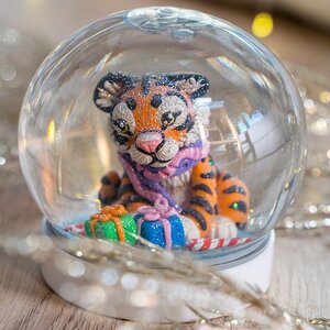 Набор для творчества Создай Волшебный Шар - Тигры с Подарками Bumbaram фото 3