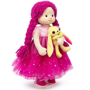 Мягкая кукла Элара и зайчик Майло 38 см, Minimalini Budi Basa фото 3