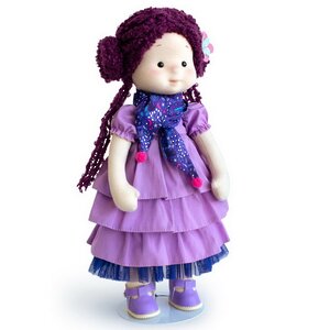 Мягкая кукла Тиана с кошечкой Черничкой 38 см, Minimalini Budi Basa фото 5