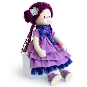 Мягкая кукла Тиана с кошечкой Черничкой 38 см, Minimalini Budi Basa фото 7