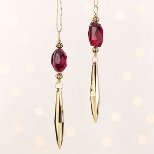 Набор елочных украшений Magnolia Jewelry 14 см, 2 шт, подвеска Goodwill фото 3