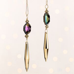Набор елочных украшений Tourmaline Jewelry 14 см, 2 шт, подвеска Goodwill фото 3