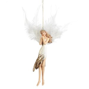 Елочная игрушка Фея Оливия - Plume Dream 14 см, подвеска Goodwill фото 1