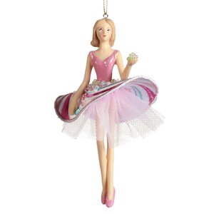 Елочная игрушка Леди Маргарет - Lollipop Lady 14 см, подвеска