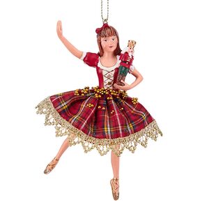 Елочная игрушка Балерина Клара с Щелкунчиком - Пируэт Восторга 13 см Goodwill фото 1