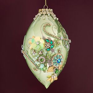 Коллекционная стеклянная елочная игрушка Оливия - Зимняя Симфония 21 см Mark Roberts (Марк Робертс) фото 4