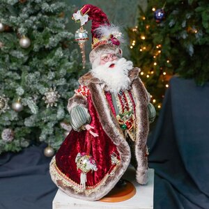 Коллекционная кукла Добрый Санта - Jacques Nouveau 60 см Mark Roberts фото 5