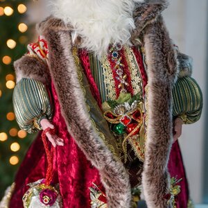 Коллекционная кукла Добрый Санта - Jacques Nouveau 60 см Mark Roberts фото 2