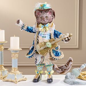 Коллекционная кукла Кот Гитарист - Королевский Мушкетер 53 см