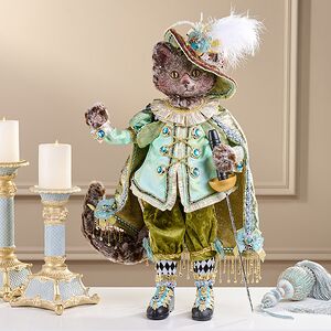 Коллекционная кукла Кот Фехтовальщик - The Royal Musketeer 50 см