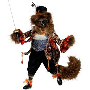 Коллекционная кукла Сказочный Кот Марсель со шпагой 67 см