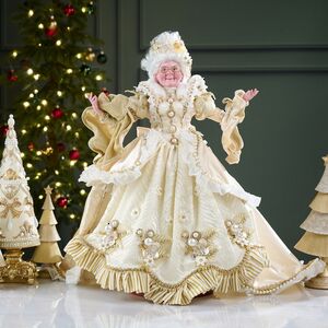 Коллекционная кукла Миссис Клаус - Snow and Pearls 58 см