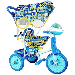 Трехколесный велосипед Jaguar 0547L с тентом, синий Jaguar (Ягуар) фото 1