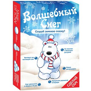 Волшебный снег своими руками - Мишка Magic Snow фото 1