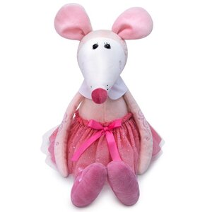 Мягкая игрушка Крыса - Балерина в розовом Лола 31 см Budi Basa фото 4