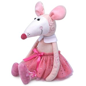 Мягкая игрушка Крыса - Балерина в розовом Лола 31 см