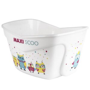 Корзина для велосипеда Maxiscoo 15*23 белая Maxiscoo (Максику) фото 2