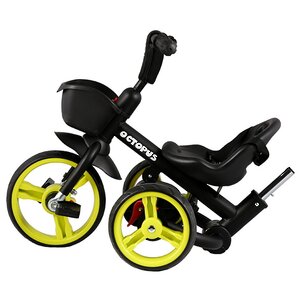 Трехколесный велосипед с ручкой Maxiscoo Octopus 8"/10" салатовый Maxiscoo (Максику) фото 7