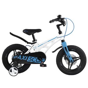 Двухколесный велосипед Maxiscoo Cosmic Delux 14" белый