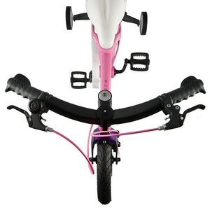 Двухколесный велосипед Maxiscoo Cosmic Delux 14" розовый матовый Maxiscoo фото 7