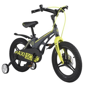 Двухколесный велосипед Maxiscoo Cosmic Delux 16" серый матовый Maxiscoo (Максику) фото 2
